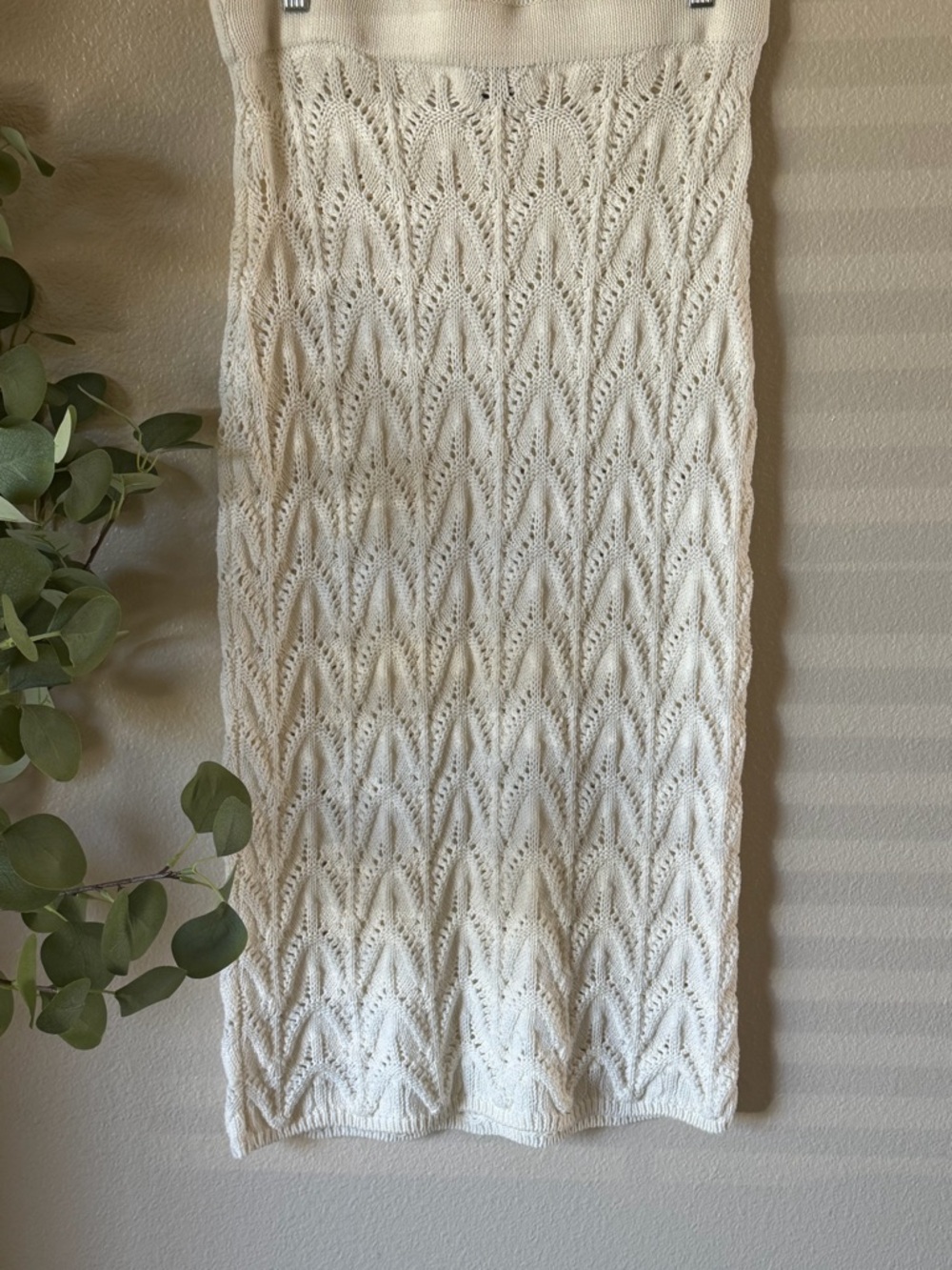 INDUSTRY White Knit Maxi Skirt - Picture 4 of 4